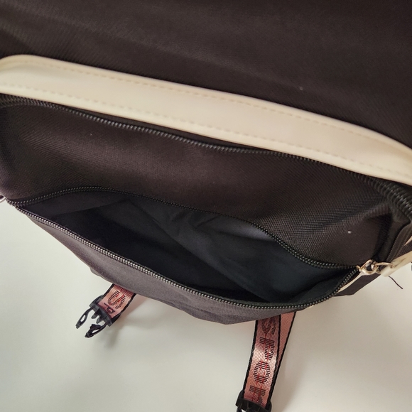 Nezuko Demon Slayer Anime Cosplay School Travel White Black Large Backpack NWOT - Picture 4 of 12